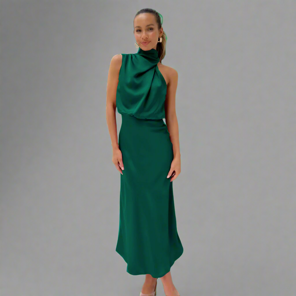 Dorothea | Stylish Maxi-Kleid mit Leichtigkeit
