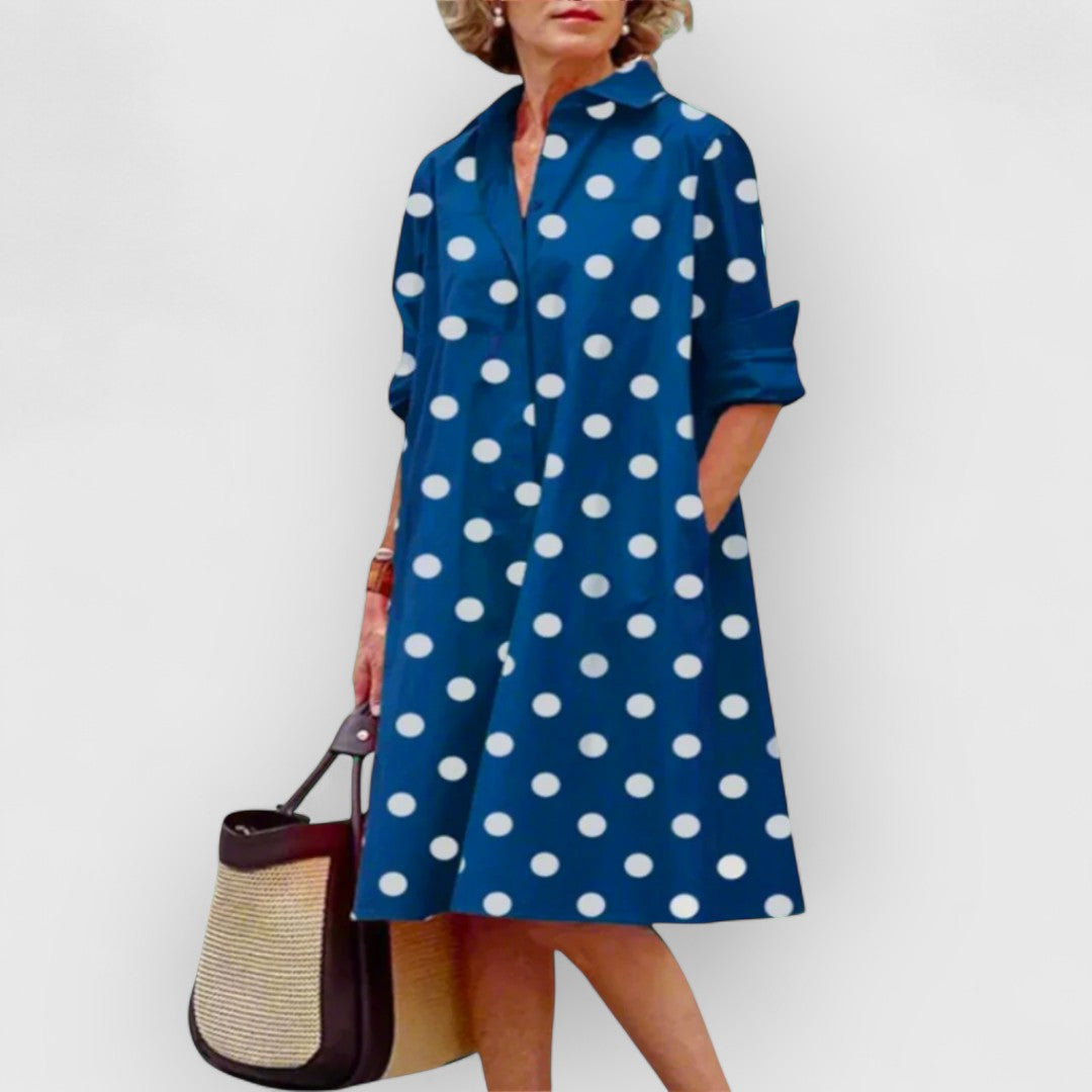 Emilia | Premium Kleid mit Punkten