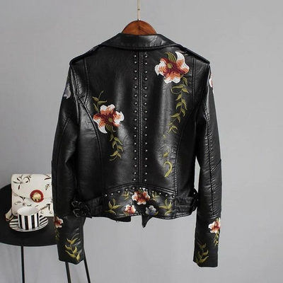 Quinn™| Bestickte Cropped Vintage-Jacke