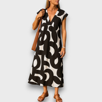 Masha | Luftiges Kleid mit V-Ausschnitt