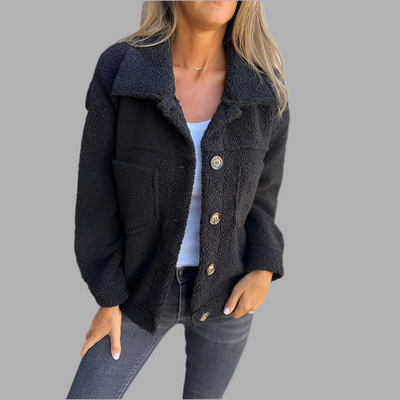 Eline™| Kurze, warme Bouclé-Jacke