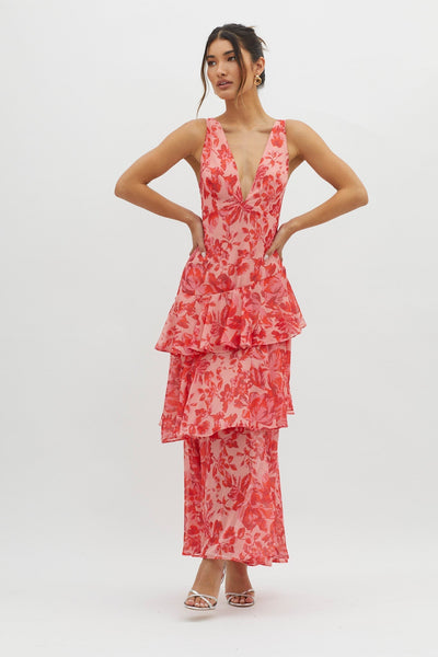 Faye™ | Bloom Shift Midi Kleid