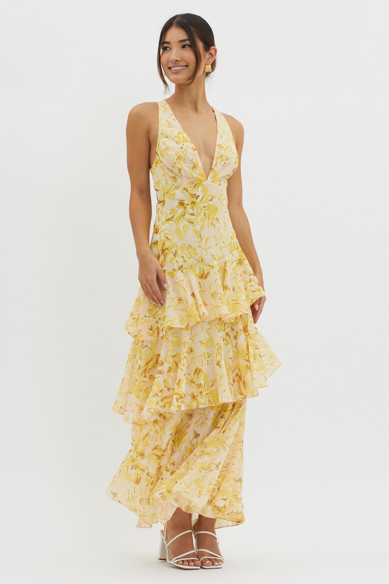 Faye™ | Bloom Shift Midi Kleid