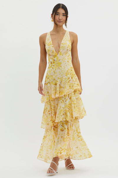 Faye™ | Bloom Shift Midi Kleid
