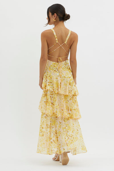 Faye™ | Bloom Shift Midi Kleid