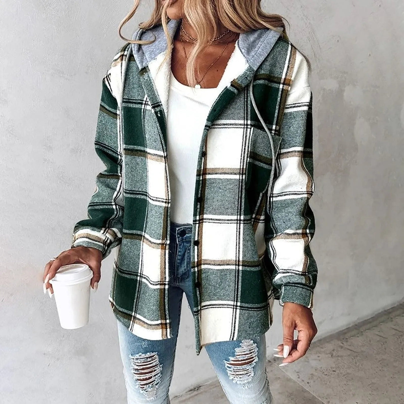 Josefin™ | Aurora Flanelljacke