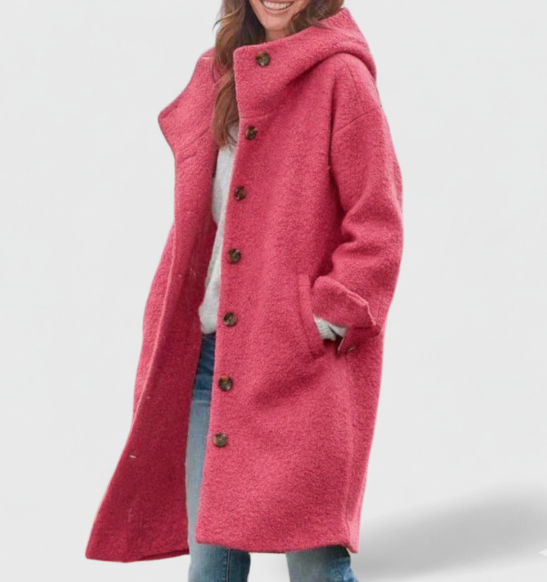AMELIE - Stilvolle lange Winterjacke