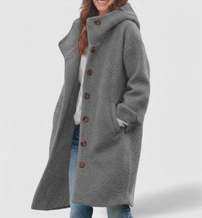 AMELIE - Stilvolle lange Winterjacke