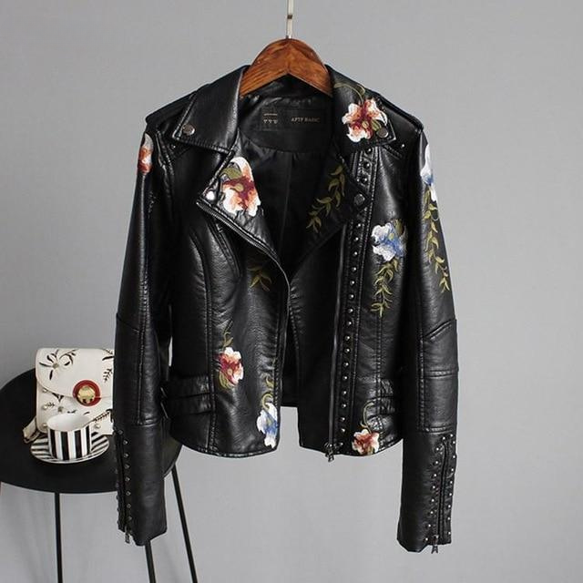 Quinn™| Bestickte Cropped Vintage-Jacke