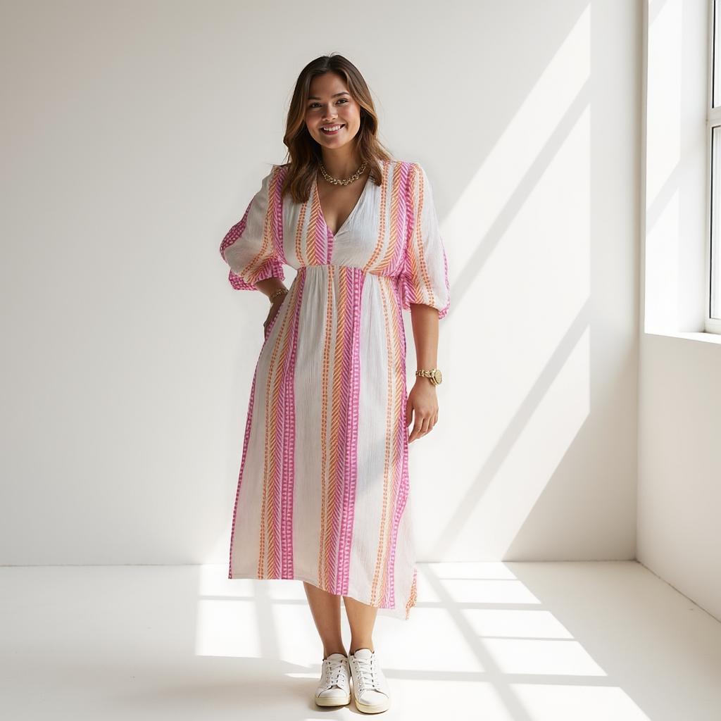 Valeria | Kleid aus Baumwollmischung