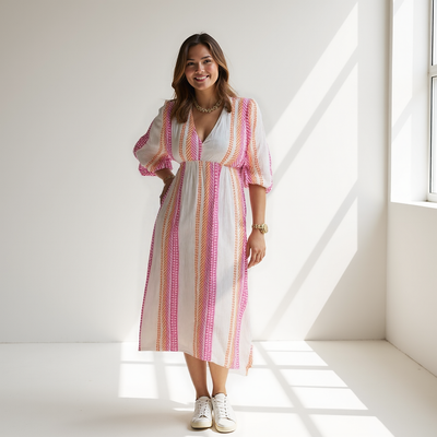Valeria | Kleid aus Baumwollmischung