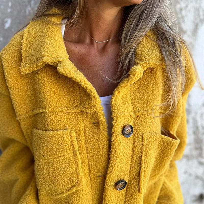 Eline™| Kurze, warme Bouclé-Jacke