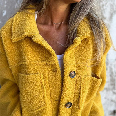 Eline™| Kurze, warme Bouclé-Jacke
